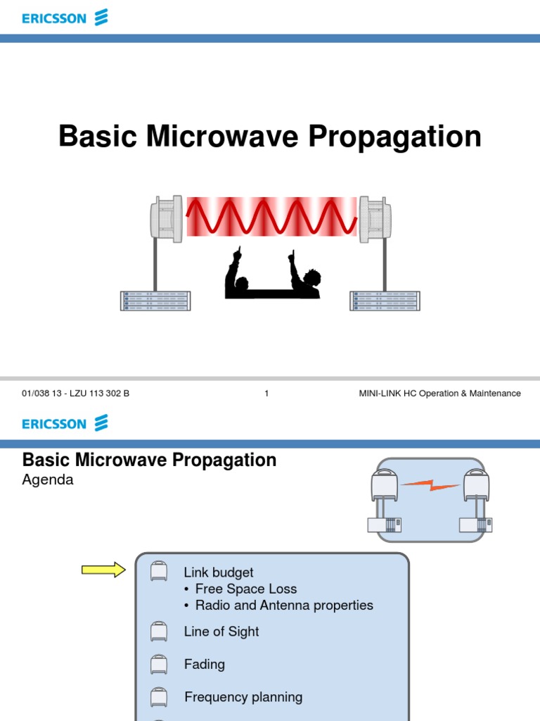 Basic Microwave Propagation PDF Antenna (Radio) Radio Propagation