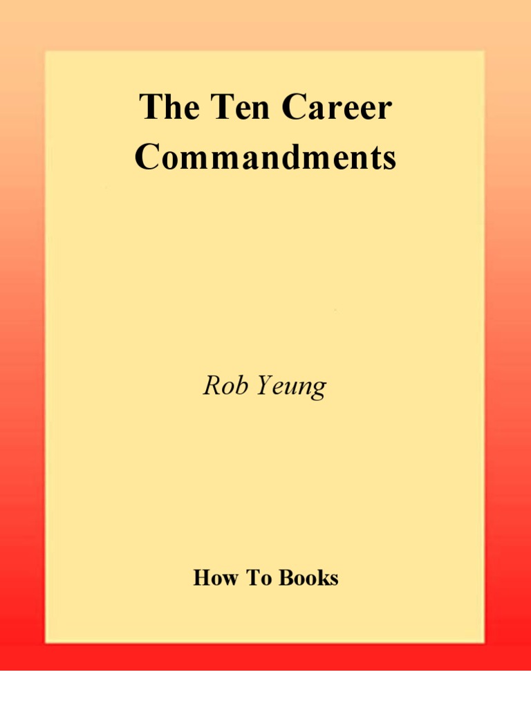 Mandments | PDF | Negotiation | Persuasion