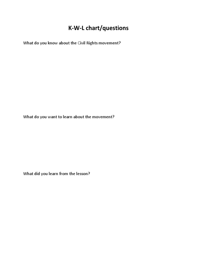 Civil Rights Movement Guided Notes | PDF | Social Science