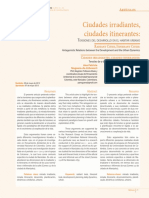 Ciudades Irradiantes, Ciudades Itinerantes:: Artículos