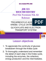 Krebs Cycle, Glyoxylate and Electron Transport System 2017