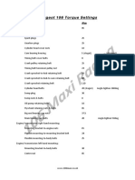 106 Torque Settings PDF