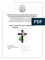 Buku Anggota Dana Kedukaan GPIB Trinitas