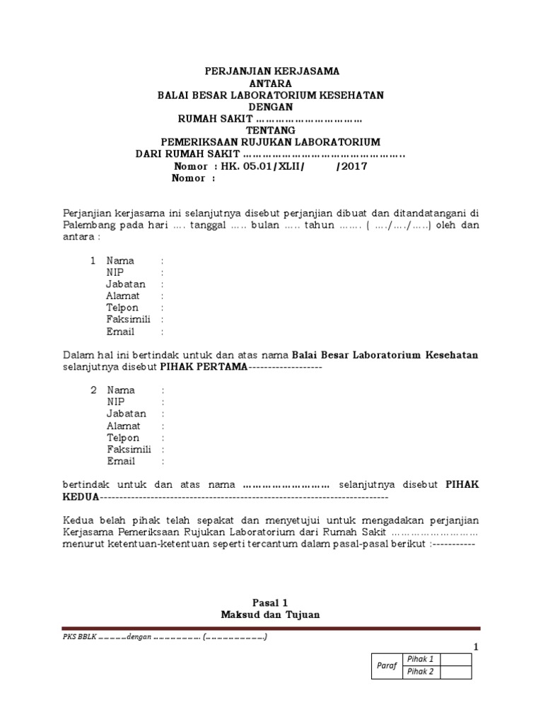 Draft Mou RS | PDF
