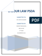 Labour Law PSDA-Harshit Mahalwal