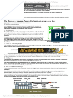 Die Science - 4 Causes of Poor Strip Feeding in Progressive Dies - The Fabricator