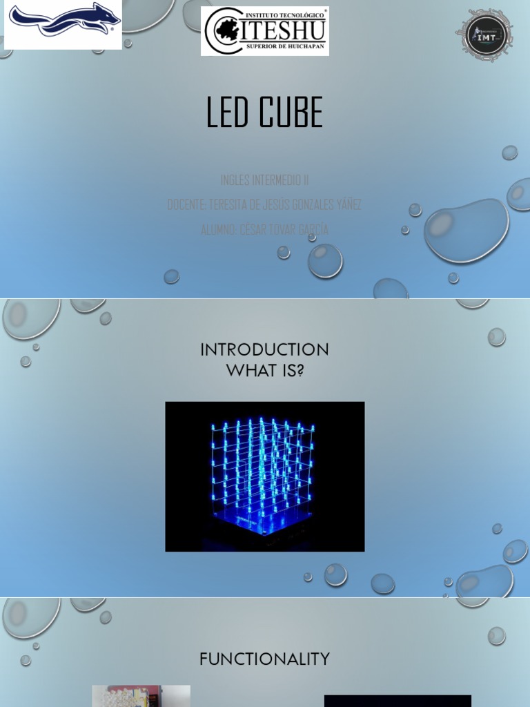 LED Cube: Functions & Applications | PDF