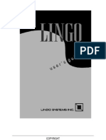 Lingo 11 Users Manual