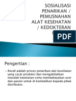 SOSIALISASI PENARIKAN