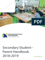 Secondary Student Parent Handbook 2018-19a