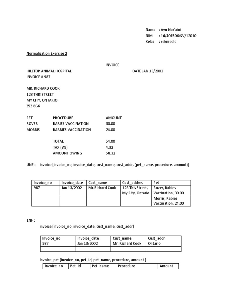 Normalization Exercise 2 | PDF | Biotechnology | Medical Humanities