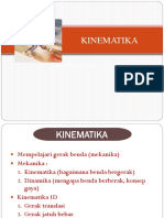 Kinematika 1D