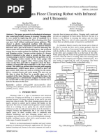 Autonomous Floor Cleaning Robot With Infrared and Ultrasonic