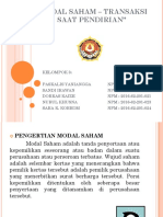 Modal Saham - Transaksi Saat Pendirian