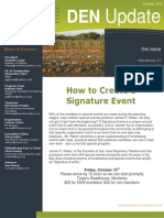 Update: How To Create A Signature Event