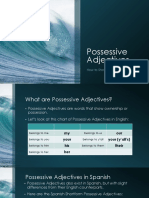 Possessive Adjectives Long and Short Forms