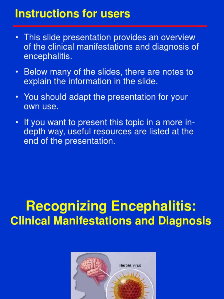 Encephalitis Diagnosis Guide | PDF | Cerebrospinal Fluid | Meningitis