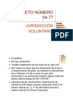 Derecho Notarial III - Jurisdicción Voluntaria