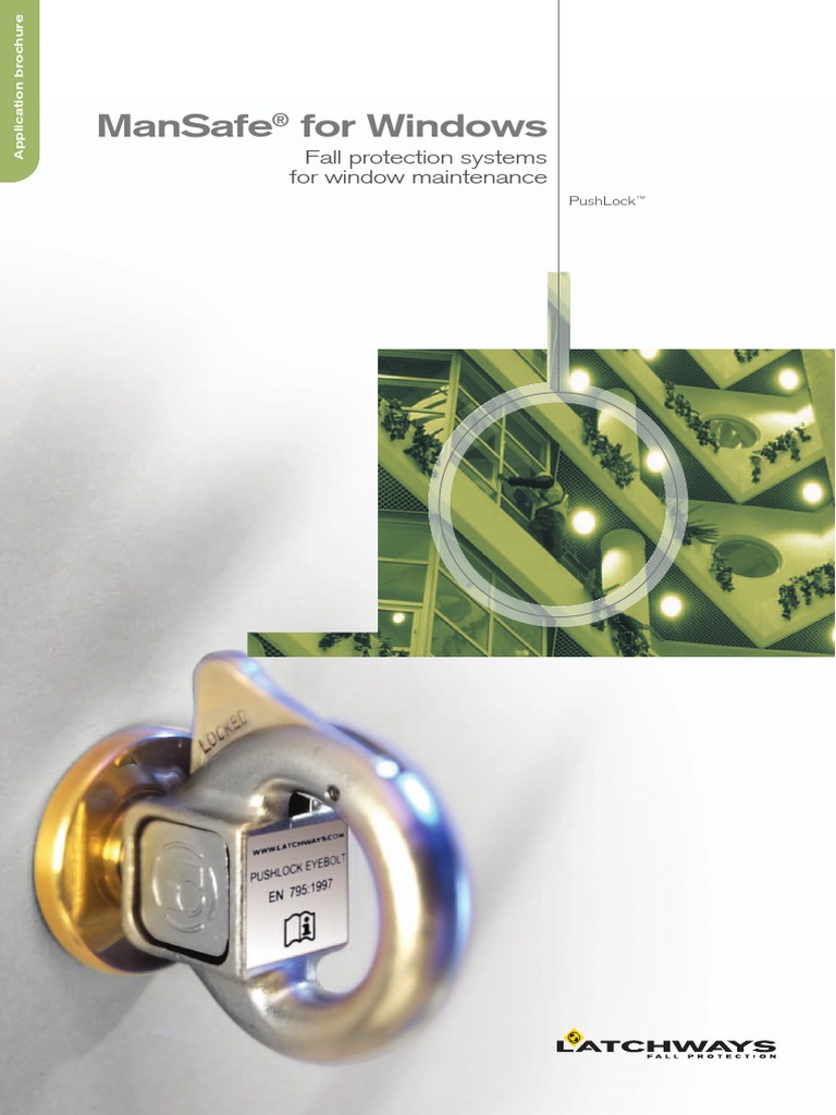 Man Safe For Windows | PDF | Occupational Safety And Health | Safety
