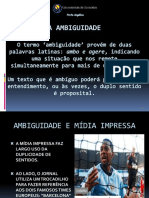 Ambiguidade na mídia impressa