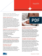 Infant Hepatitis B Immunisation Information - A4 - Indonesian PDF