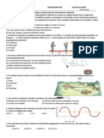 Examen de Ciencias PRIMER BIMESTRE