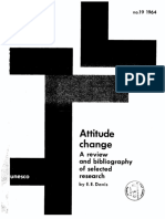 DAVIS, Earl E. Attitude Change (Unesco) (1964) PDF