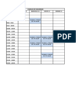 Horario de Charlas de Seguridad (8 Ago - 13 Ago)