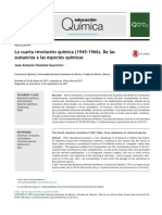 La Cuarta Revolución Química (1945-1966) - de Las Sustancias A Las Especies Químicas