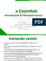 Presentacion 11 - Unix Essentials - Introduccion File System Basics