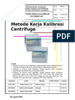 Metode Kerja Centrifuge