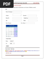 A) Create A Registration Form To Demonstrate Use of Various Validation Controls