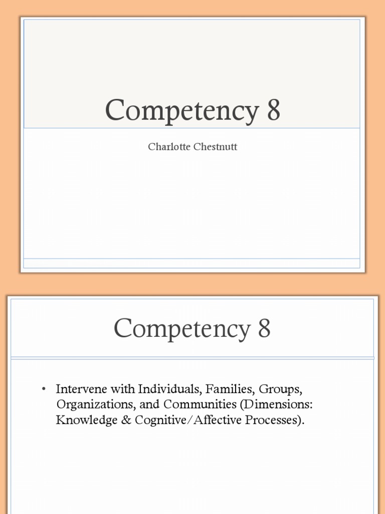Competency 8 Presentation | PDF | Competence (Human Resources ...