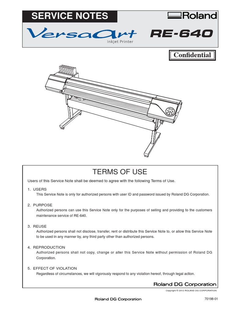 Service Manual Roland RE-640 | PDF | Electrical Wiring | High Voltage