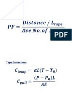 Surveying Formulas 