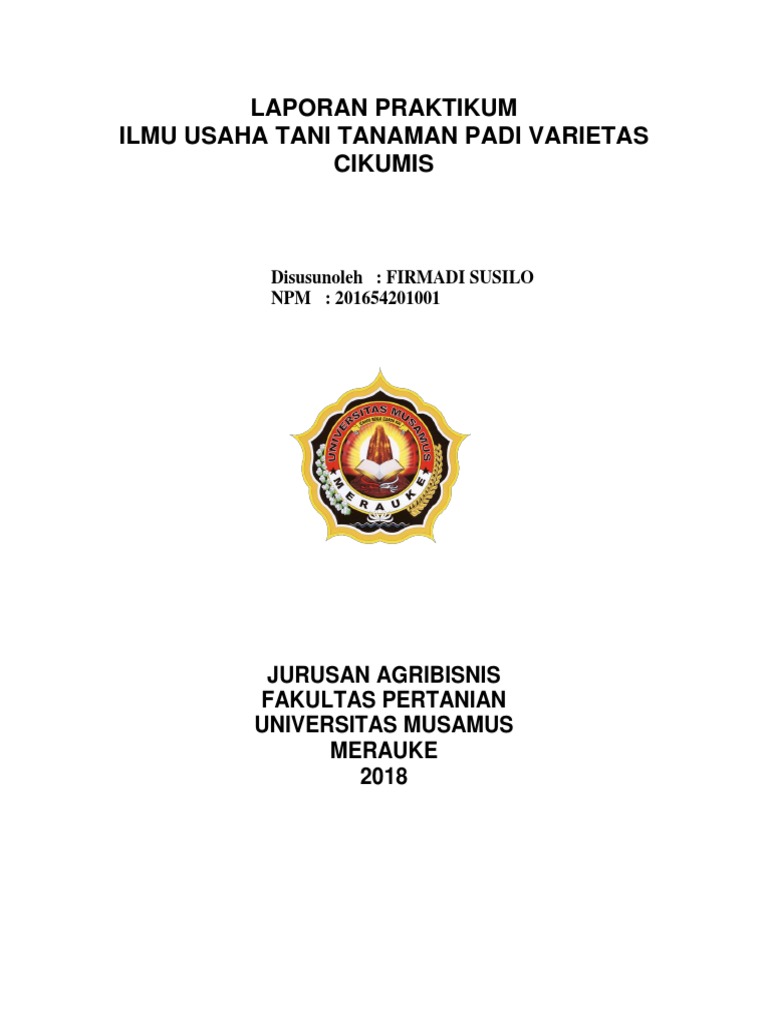 Laporan Praktikum Ilmu Usaha Tani Docx