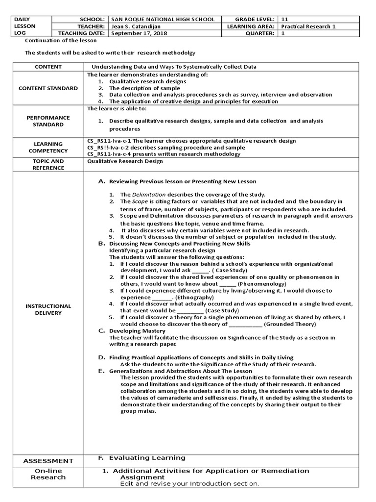 Qualitative Research Designs PDF Research Design Qualitative Research