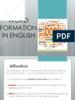 Word Formation in English