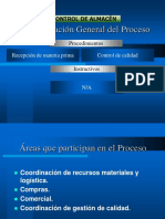 Presentación Difusión Recepción Materia Prima