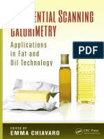 Differential Scanning Calorimetry Applications in Fat and Oil Technology