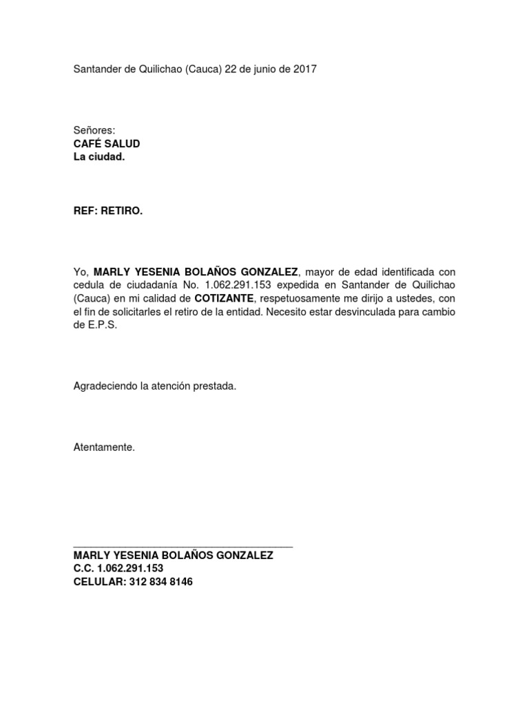 Carta Cambio de Eps 2