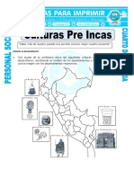 Ficha Las Culturas Del Peru Para Cuarto de Primaria