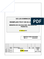 Memoria de Calculo Aislador de Pedestales