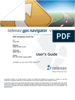 TeleNav Version 5.2 User's Guide - Sprint (Sanyo, RAZR, Fusic)