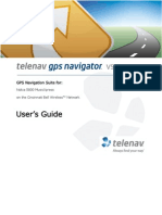 TeleNav Version 5.5 User's Guide - Cincinnatti Bell Wireless (Nokia 5800)