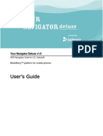 Your Navigator Deluxe v1.0 User's Guide - US Cellular (BlackBerry Devices)