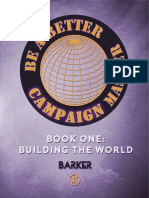 Be A Better Campaign Master, Book One Building The World PDF