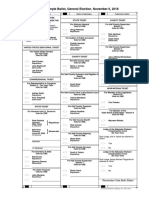 Hall County Sample Ballot