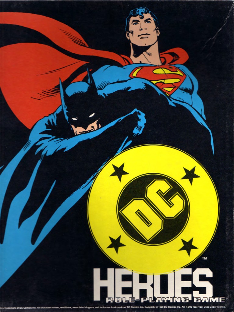 MFG245 DC Heroes RPG - Second Edition | PDF | Leisure