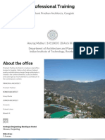 Professional Training: Prashant Pradhan Architects, Gangtok